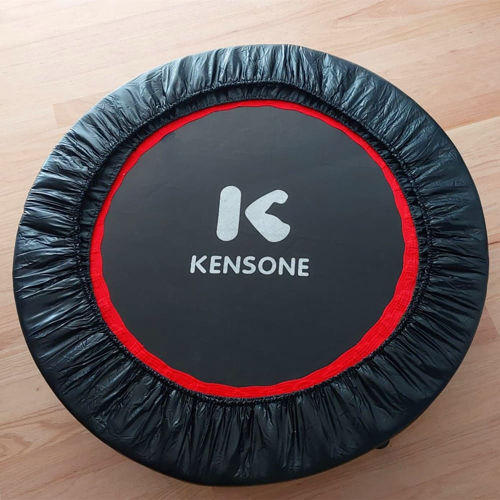 Kensone 40-inch folding mini trampoline with durable PVC safety pad