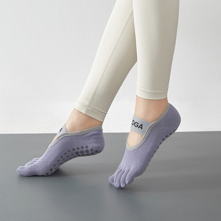 Ankle-Length No-Slip Grip Socks - Breathable Mesh for Hot Yoga and Summer Workouts