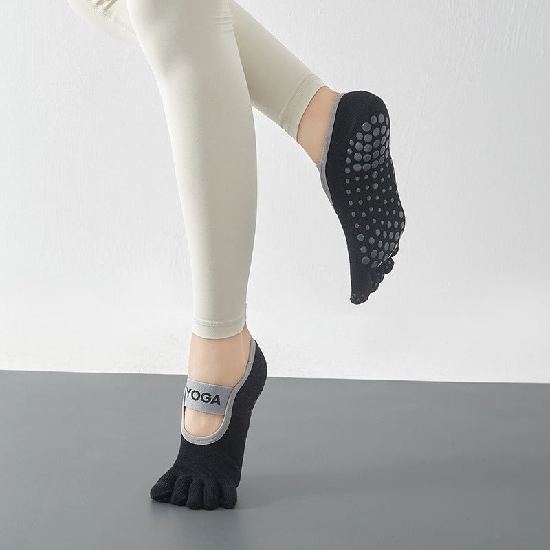 Compression Grip Socks with Non-Slip Bottoms - Support for Ankles and Arch