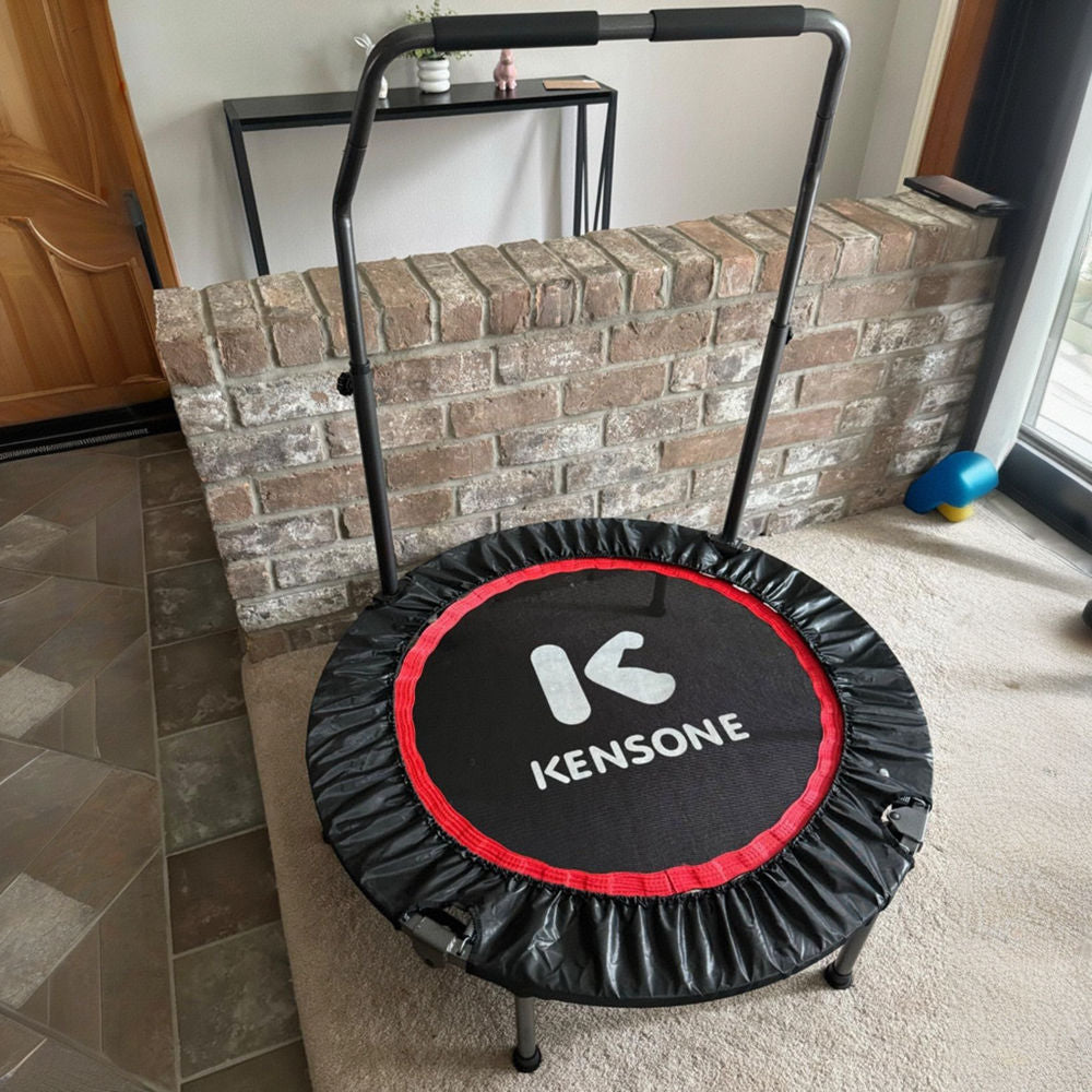 Spring Rebounding Trampoline - Fitness Equipment for Low-Impact Cardio and Home Workouts