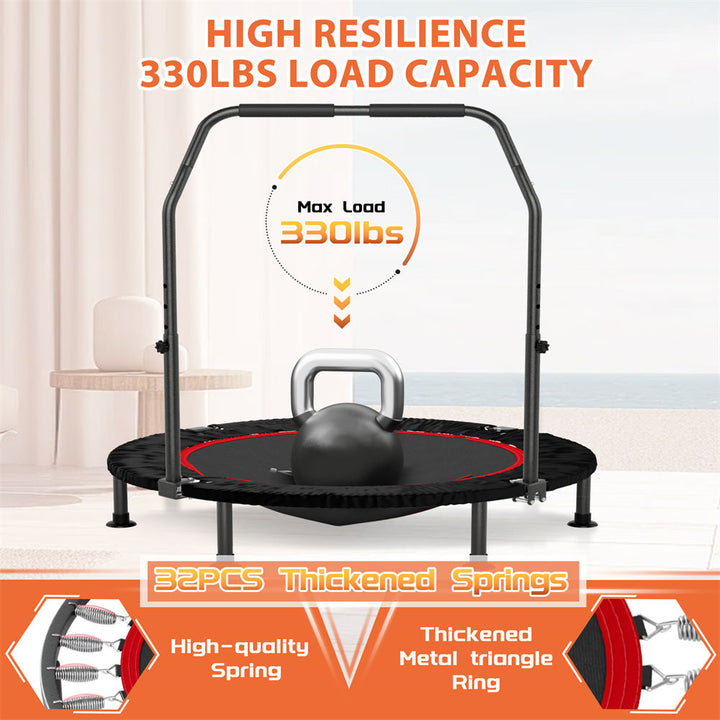 U-Bar 40-inch trampoline suitable for beginners and advanced users.