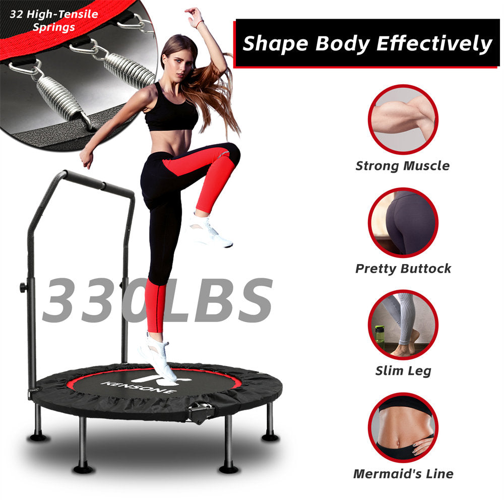 40-inch spring trampoline for adults