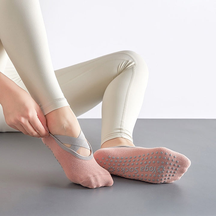No Slip Grip Ankle Socks - Low Cut, Non-Skid Bottoms