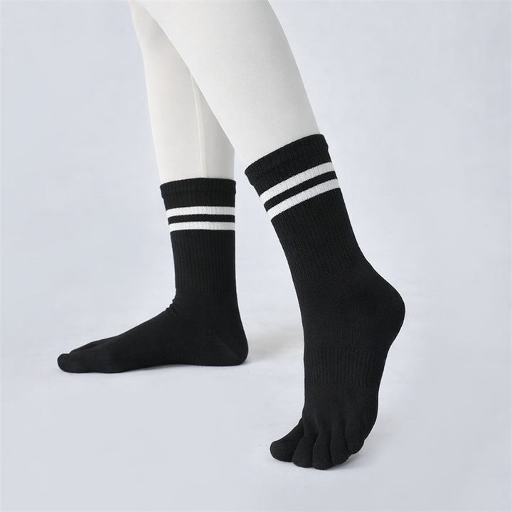 Hohe Socken mit rutschfestem Griff