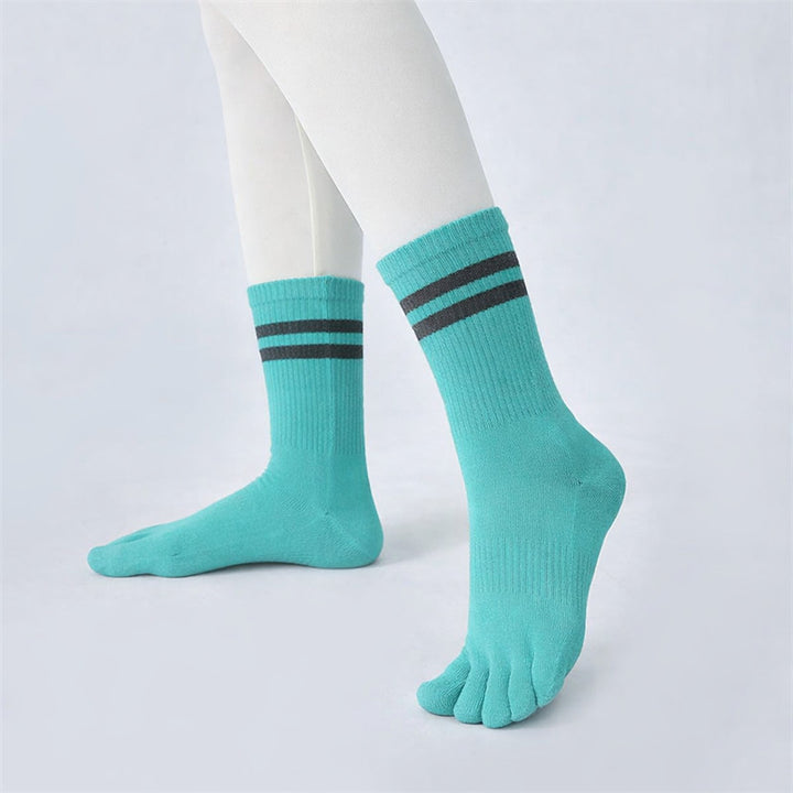 Hohe Socken mit rutschfestem Griff