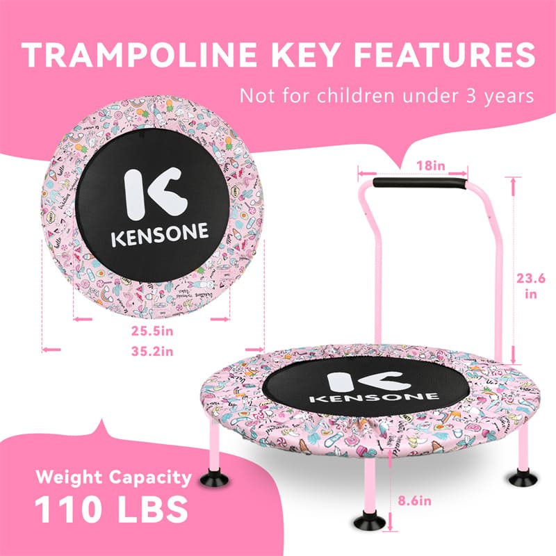 U-Bar 36" Kids Trampoline